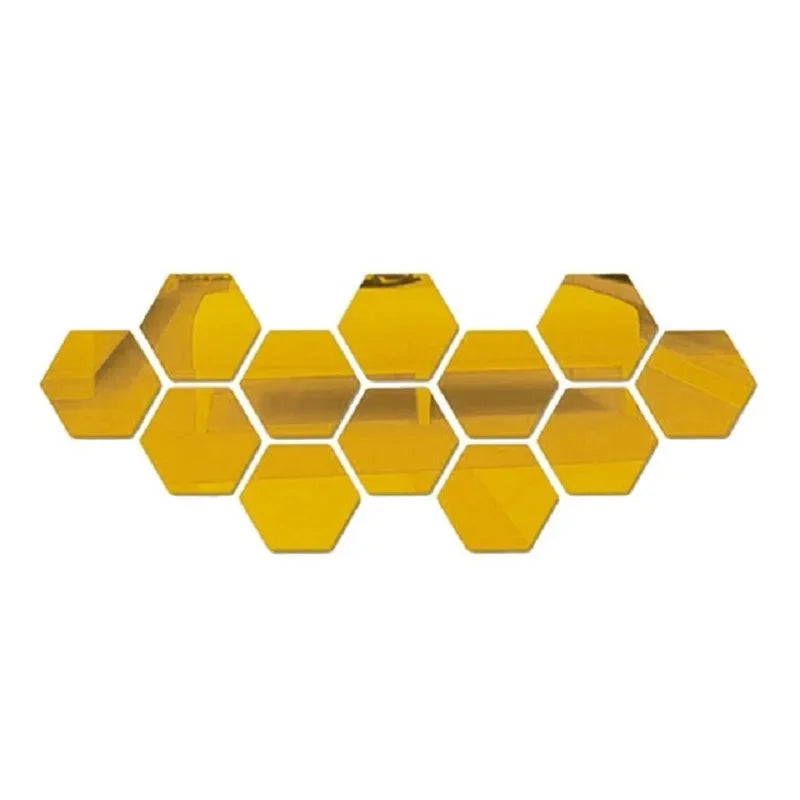 Hexagon Mirror Wall Panels