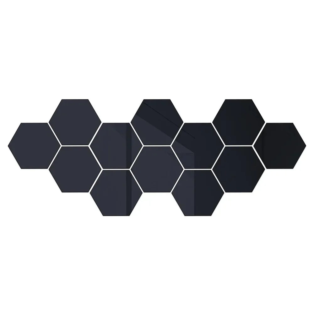 Hexagon Mirror Wall Panels