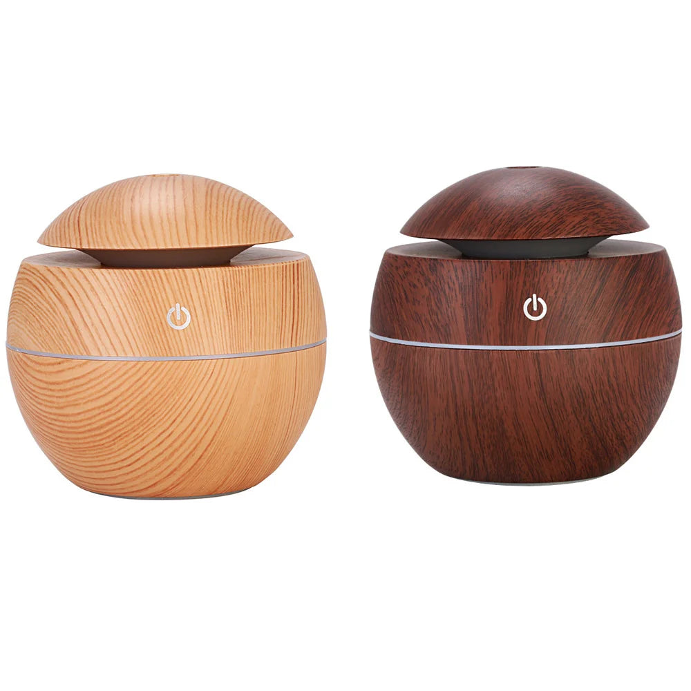 Essential Oil Humidifier – Wood Grain Aromatherapy Diffuser